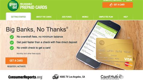 places to reload green dot card
